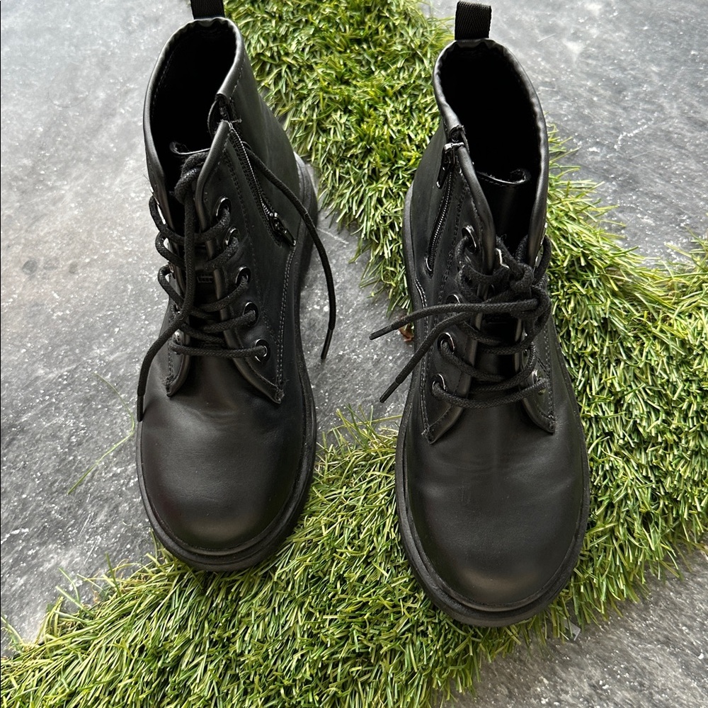 Classic Black Combat Boots